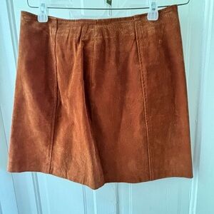 Vintage leather skirt
